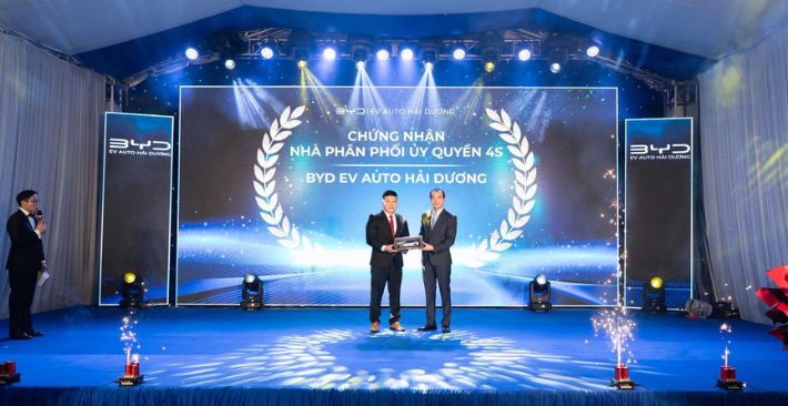 CHÍNH THỨC KHAI TRƯƠNG ĐẠI LÝ 4S BYD EV AUTO HẢI DƯƠNG